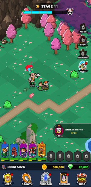 Rumble Rumble : Idle RPG Screenshot 0