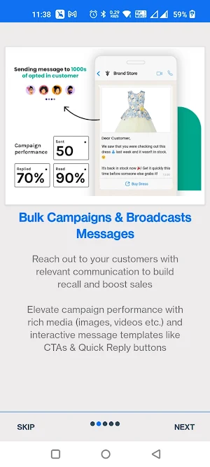 WhatsPromotion - Bulk Sender Screenshot 2