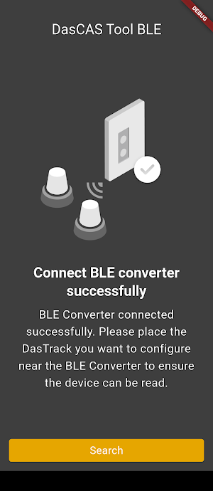 DasCAS Tool BLE Screenshot 1