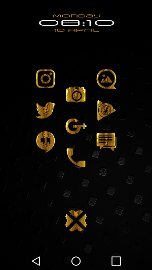 Raid Gold Naked Icon Pack Screenshot 2
