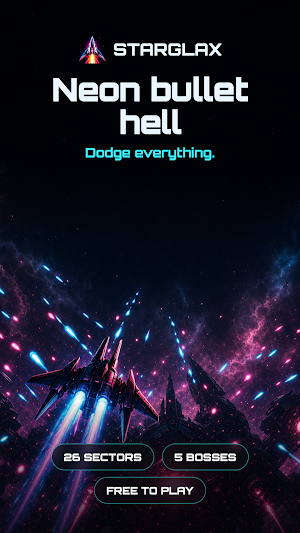 Starglax: Galaxy Bullet Hell Screenshot 0