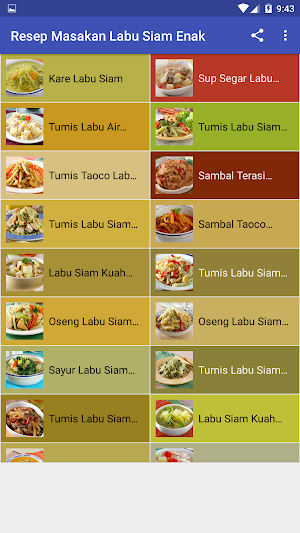 Resep Masakan Labu Siam Enak Screenshot 2
