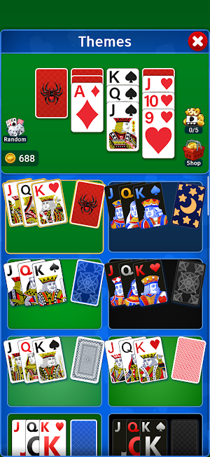 Spider Solitaire Screenshot 3