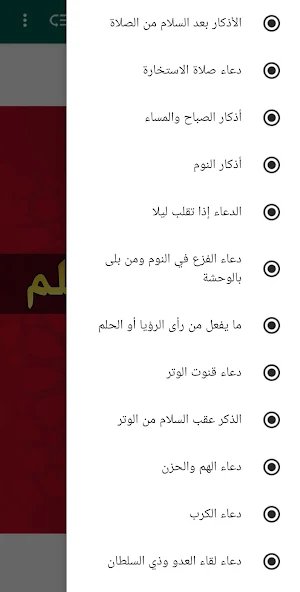 كتاب حصن المسلم - بدون نت Screenshot 1