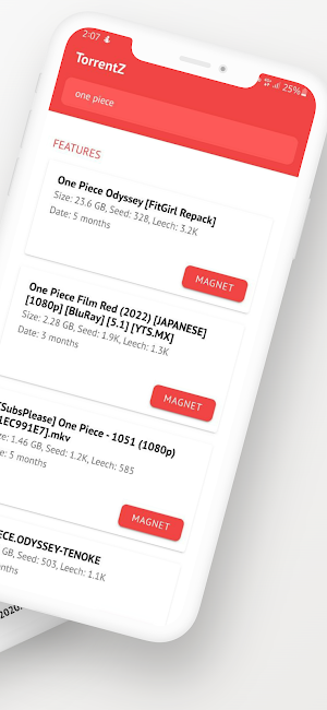 TorrentZ: magnet torrent Screenshot 1