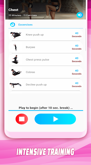 Women Workout At Home : Female Fitness Workout PRO Screenshot 3