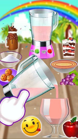 Ice Cream Smoothies Maker Game Screenshot 1