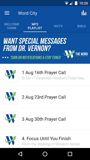 "THE WORD" Church Screenshot 1