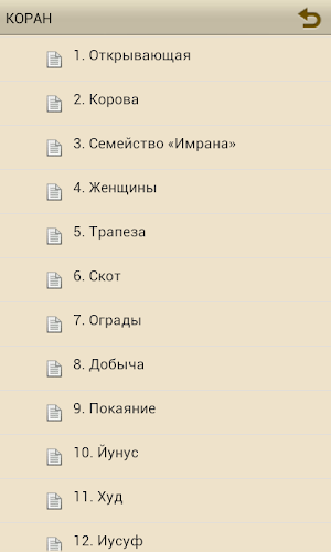 КОРАН Screenshot 1