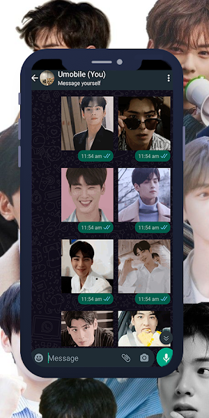 Cha Eun-woo Animated WASticker Screenshot 0