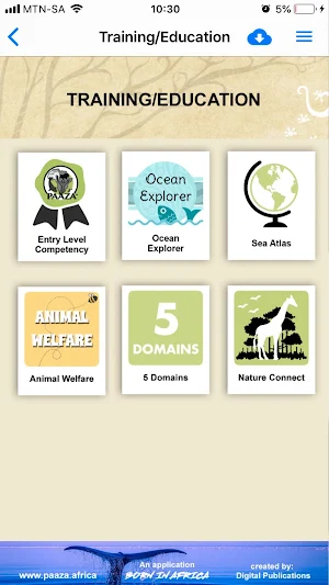 PAAZA Publications Screenshot 1