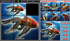 Magic Slide Puzzle A Fishes 1 Screenshot 1