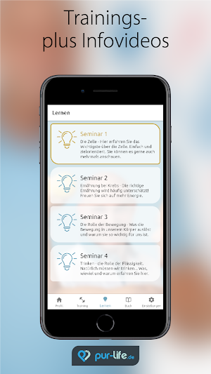 Anti-Krebs-App Screenshot 2