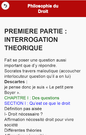 Philosophie du Droit Screenshot 2