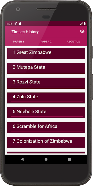 Zimsec History Screenshot 0