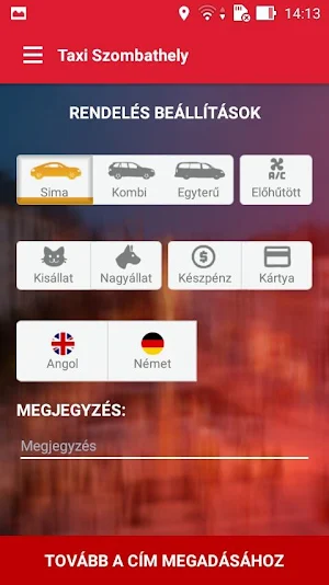 App Taxi - Szombathely Screenshot 3
