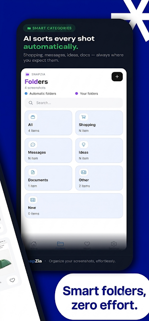 SnapZia: Screenshot Organizer Screenshot 1