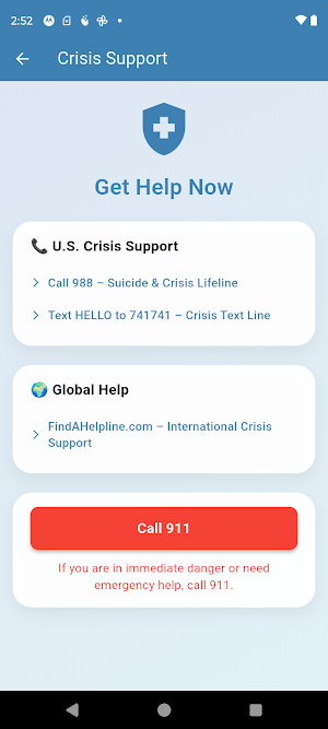 CheckIn Mental Health Screenshot 3