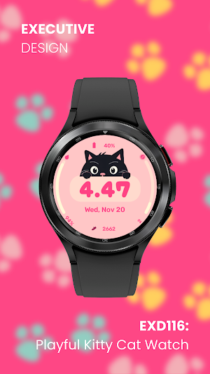 EXD116: Playful Kitty Cat Face Screenshot 1