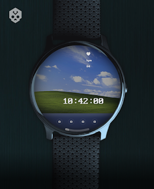 Blue Screen Watch Face Screenshot 2