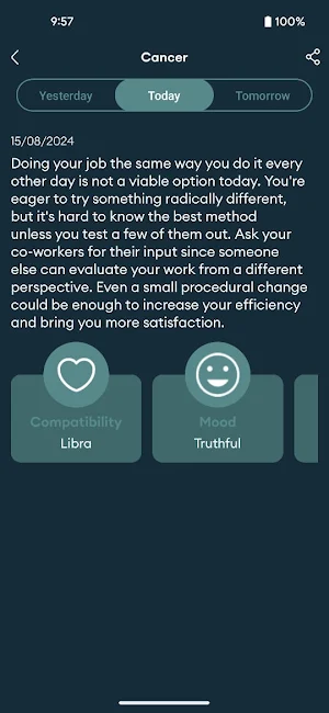 Daily Horoscope Palm Astrology Screenshot 1