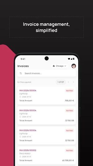 mobo Billing for Odoo Screenshot 2