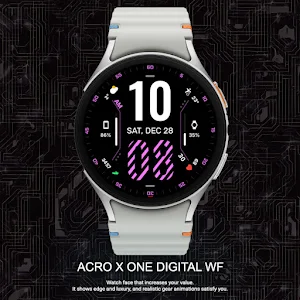 ACRO X one Digital Watchface Screenshot 0