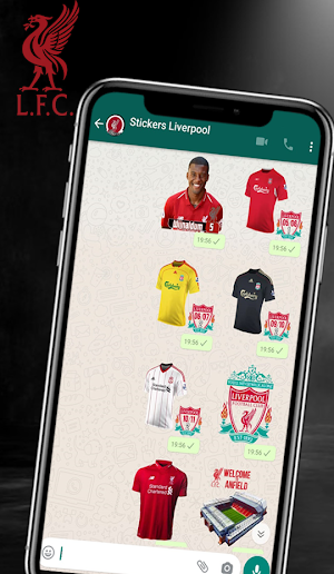 ⚽Liverpool Stickers for WhatsApp (WAStickerApps) ⚽ Screenshot 2