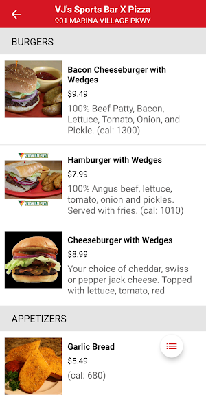 VJ's Pizza Screenshot 1