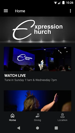 Expression Church App Screenshot 0