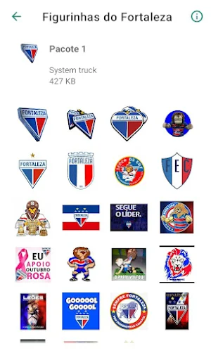 Figurinhas do Fortaleza | Stickers do Leão do PICI Screenshot 0