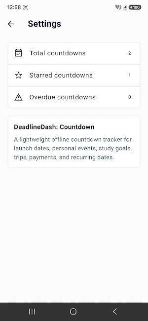DeadlineDash: Countdown Screenshot 2