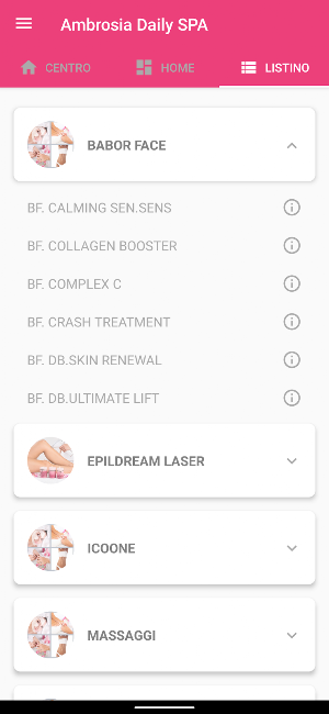Ambrosia Daily SPA Screenshot 2