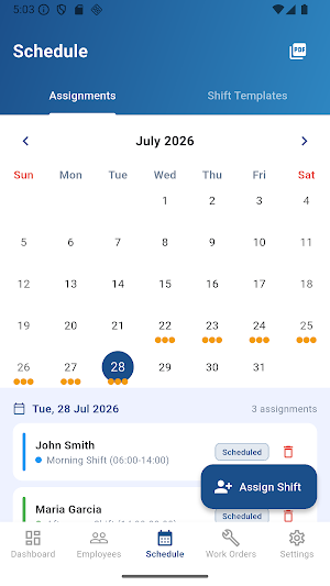 Maintenance Shift Pro Screenshot 2