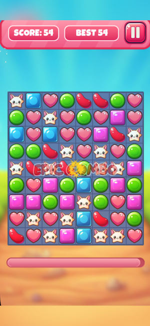 Cute Candy Puzzle Screenshot 0