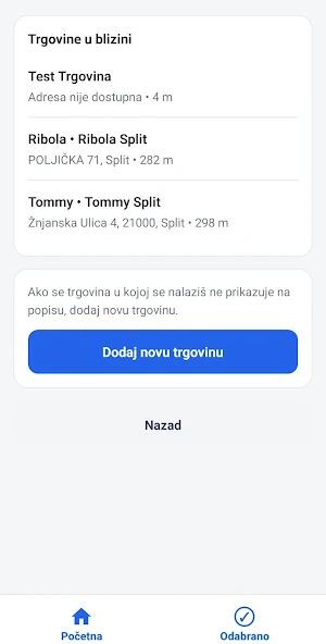 Šoping Radar Screenshot 3
