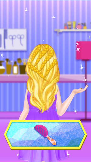 Princess Hair Salon Girl Games Screenshot 2