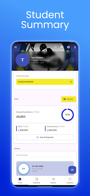 Macdonald Schools App Screenshot 1