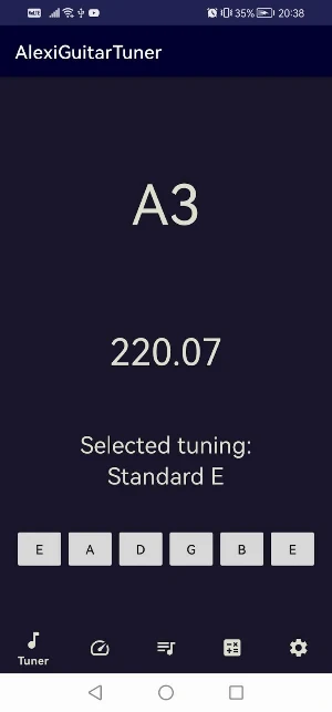 Alexi Guitar Tuner Screenshot 1