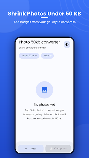 Photo 50kb 500kb Converter Screenshot 0