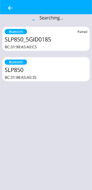 SLP800 Series Utility Screenshot 2