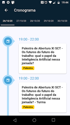 XI Semana de Ciência e Tecnologia Screenshot 1