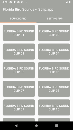 Florida Bird Sound Collections ~ Sclip.app Screenshot 0