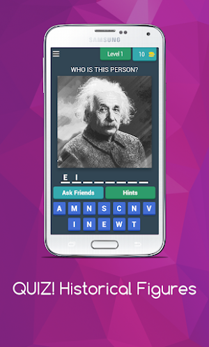 QUIZ! Historical Figures Screenshot 0