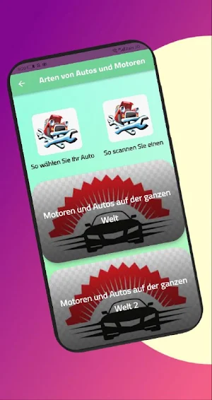 Arten von Autos und Motoren Screenshot 3