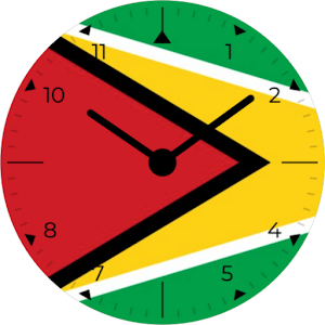 Guyana Analog Watch Face Screenshot 3