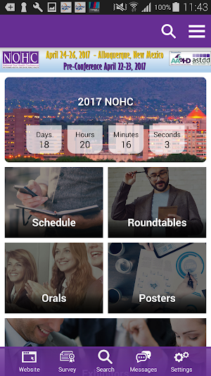 NOHC Annual Conferences Screenshot 1