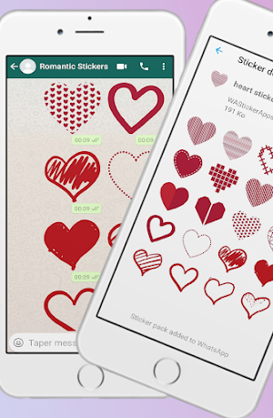 Romantic stickers WAStickerApp Screenshot 2
