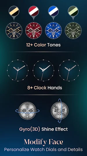 WF4U Mazzari Luxury Watch Face Screenshot 3
