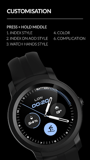 Awf Active Analog - watch face screenshot 5